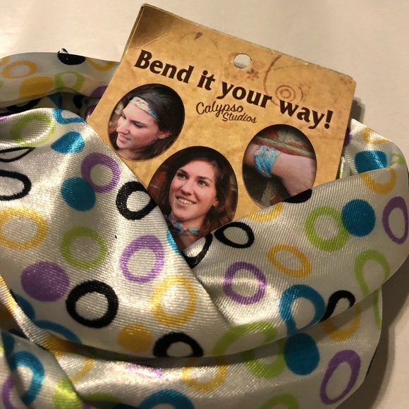 Bendi Bandz Wire Headband with Multicolored Circle - Picture 4 of 5